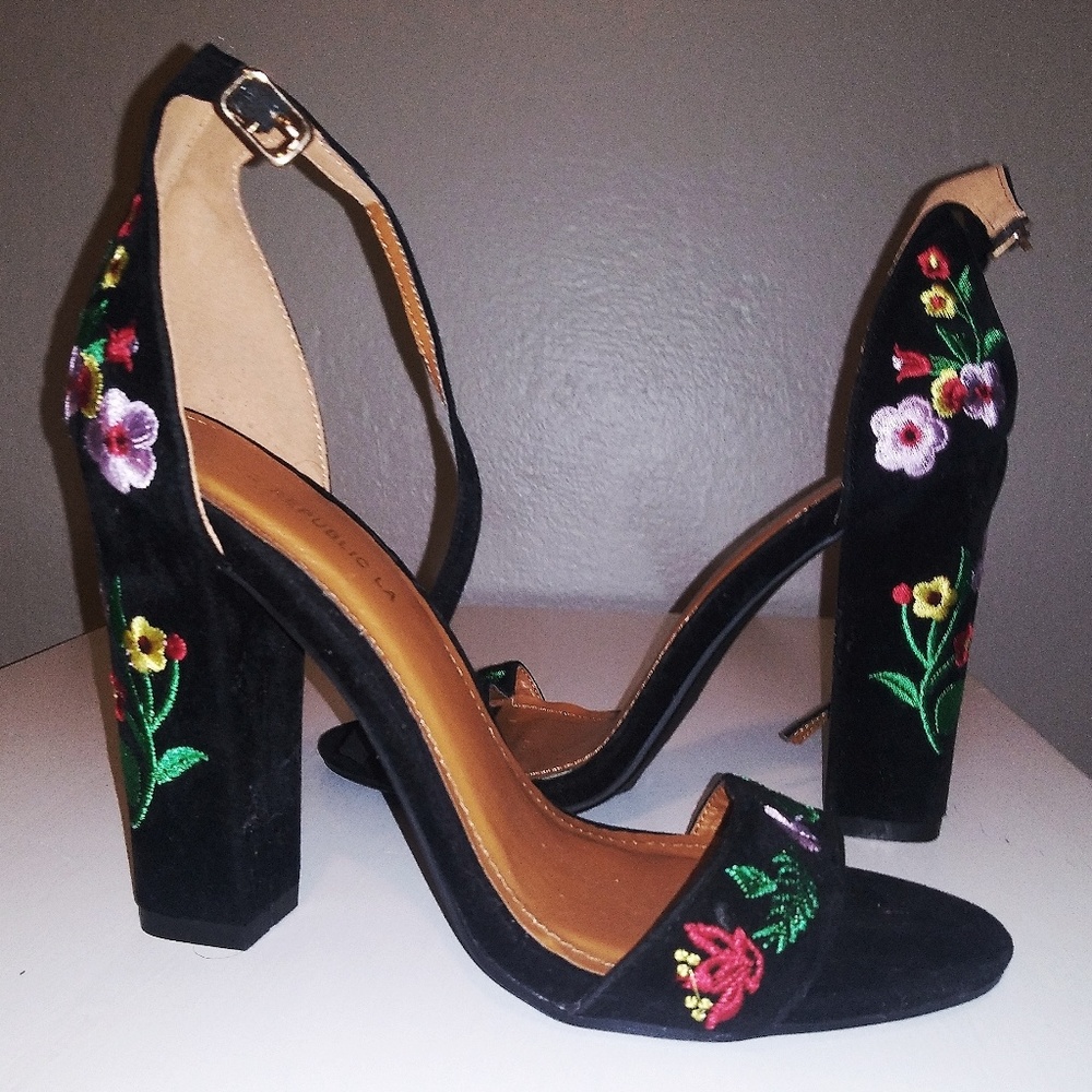 Floral heels